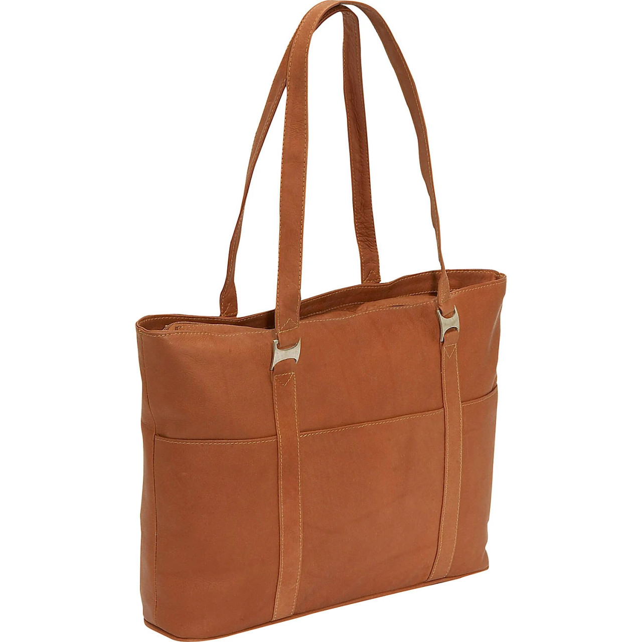 Leather computer tote bag Clearance