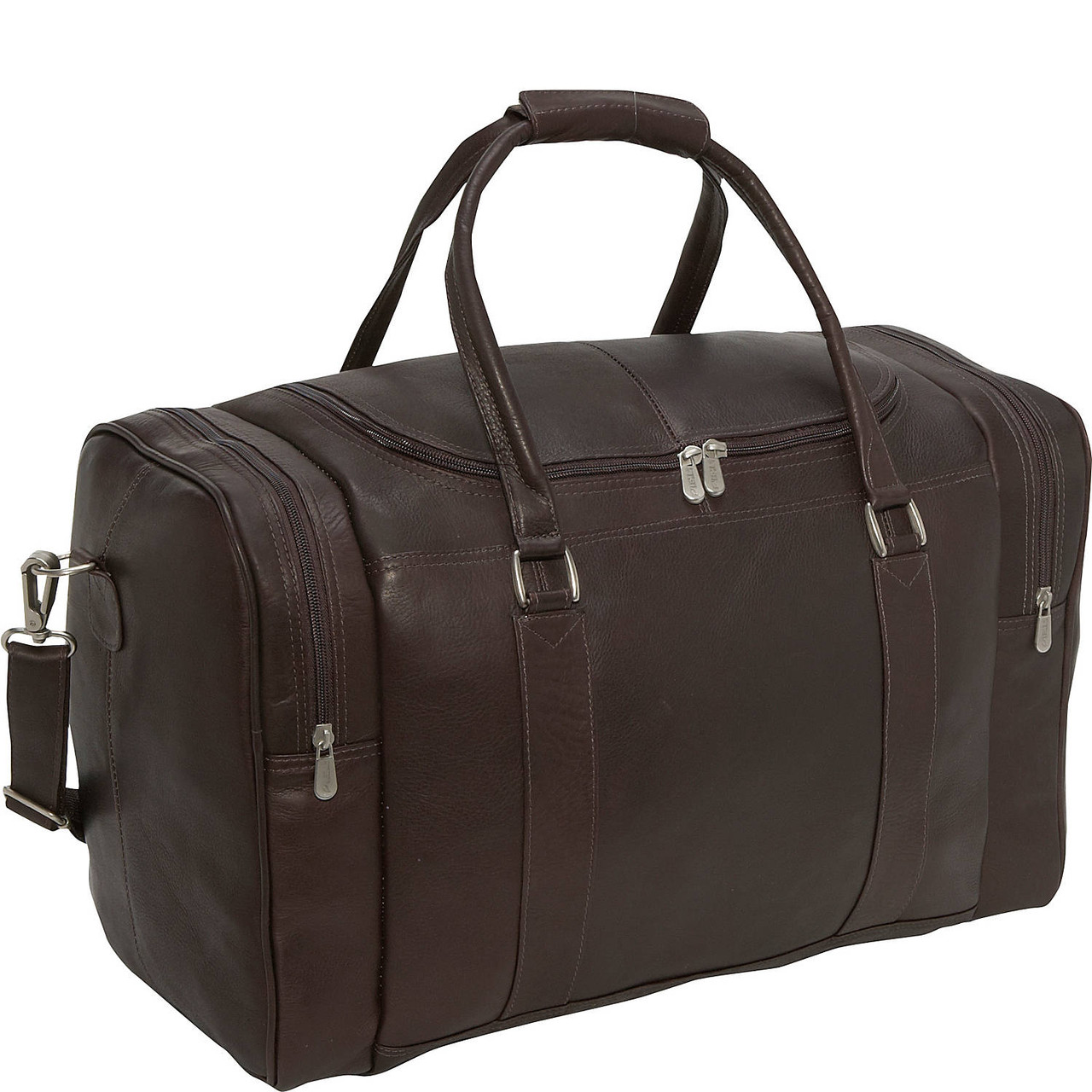 Piel Leather Classic Weekend Carry On Duffle Bag 2509