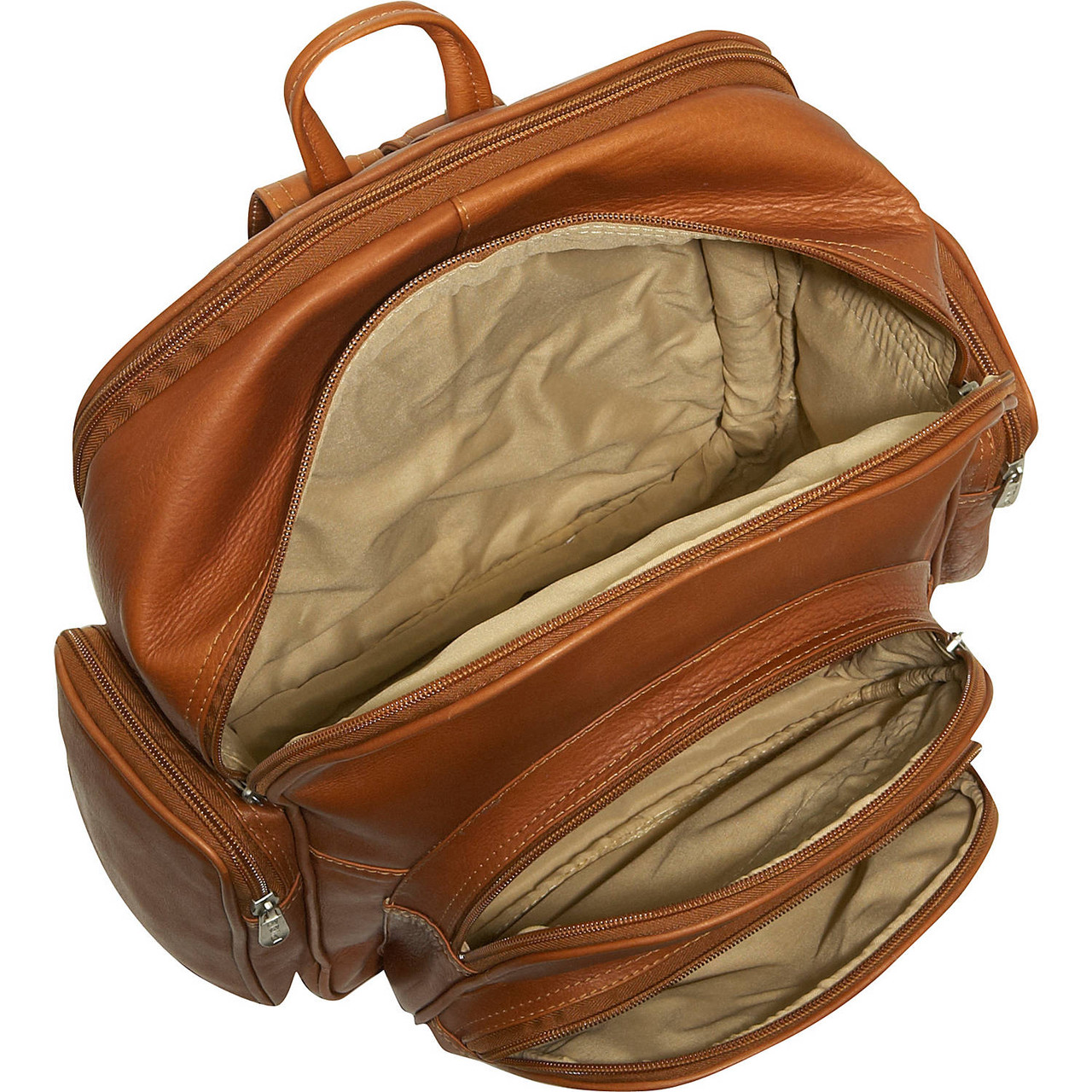 Piel Leather Expandable Leather Backpack 7654