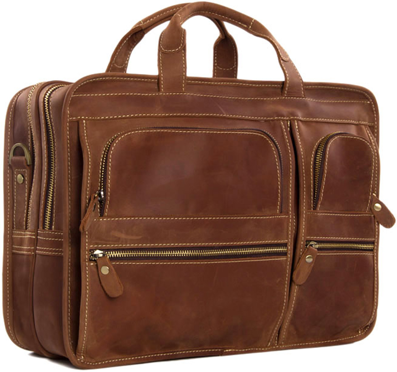 Pratt leather briefcase Clearance
