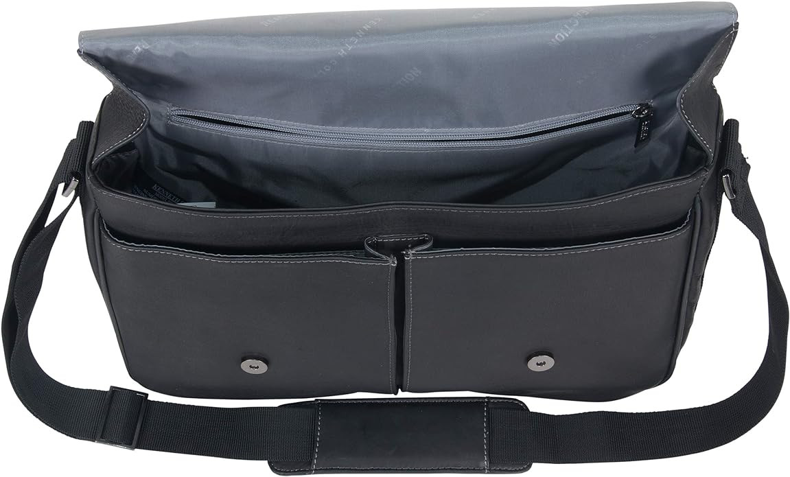 Kenneth Cole Reaction Risky Business Leather Messenger Bag