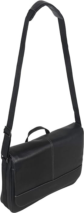 Kenneth Cole Reaction Risky Business Colombian Leather Messenger Bag - Thumbnail 5