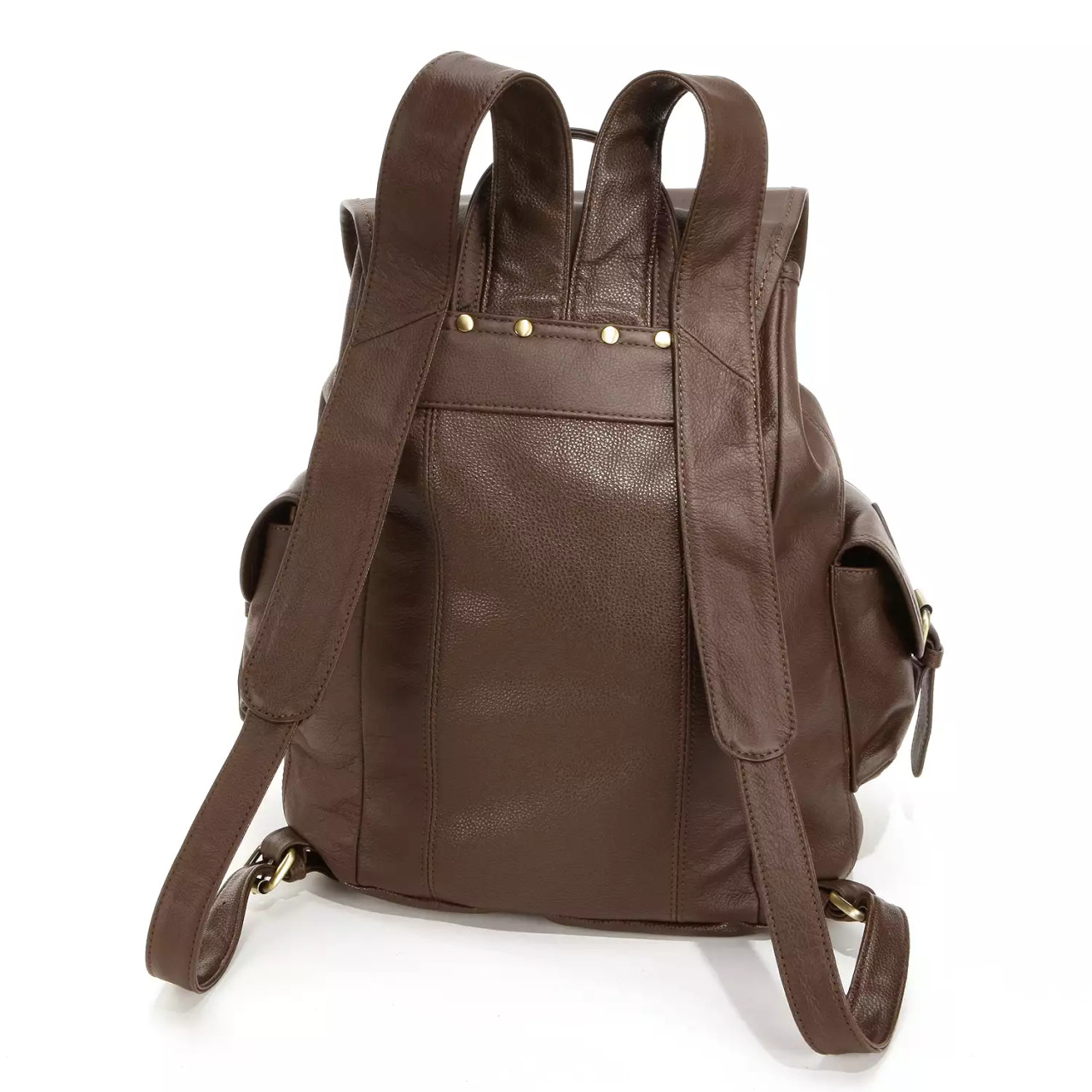 Amerileather Urban Buckle-Flap Backpack