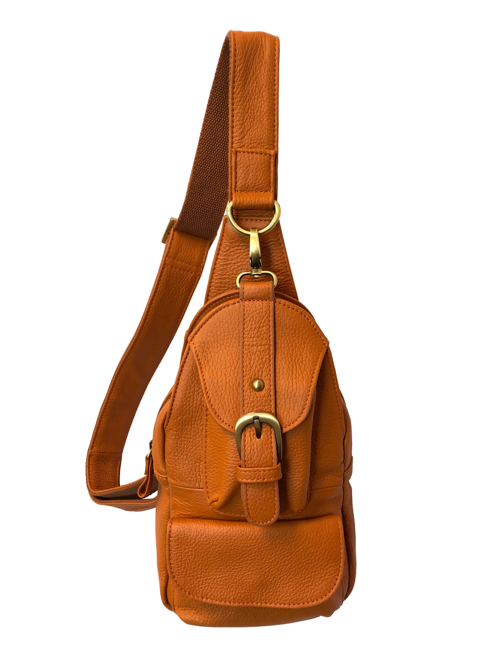 american crew canvas leather strap backpack Waxed Canvas Leather Pack