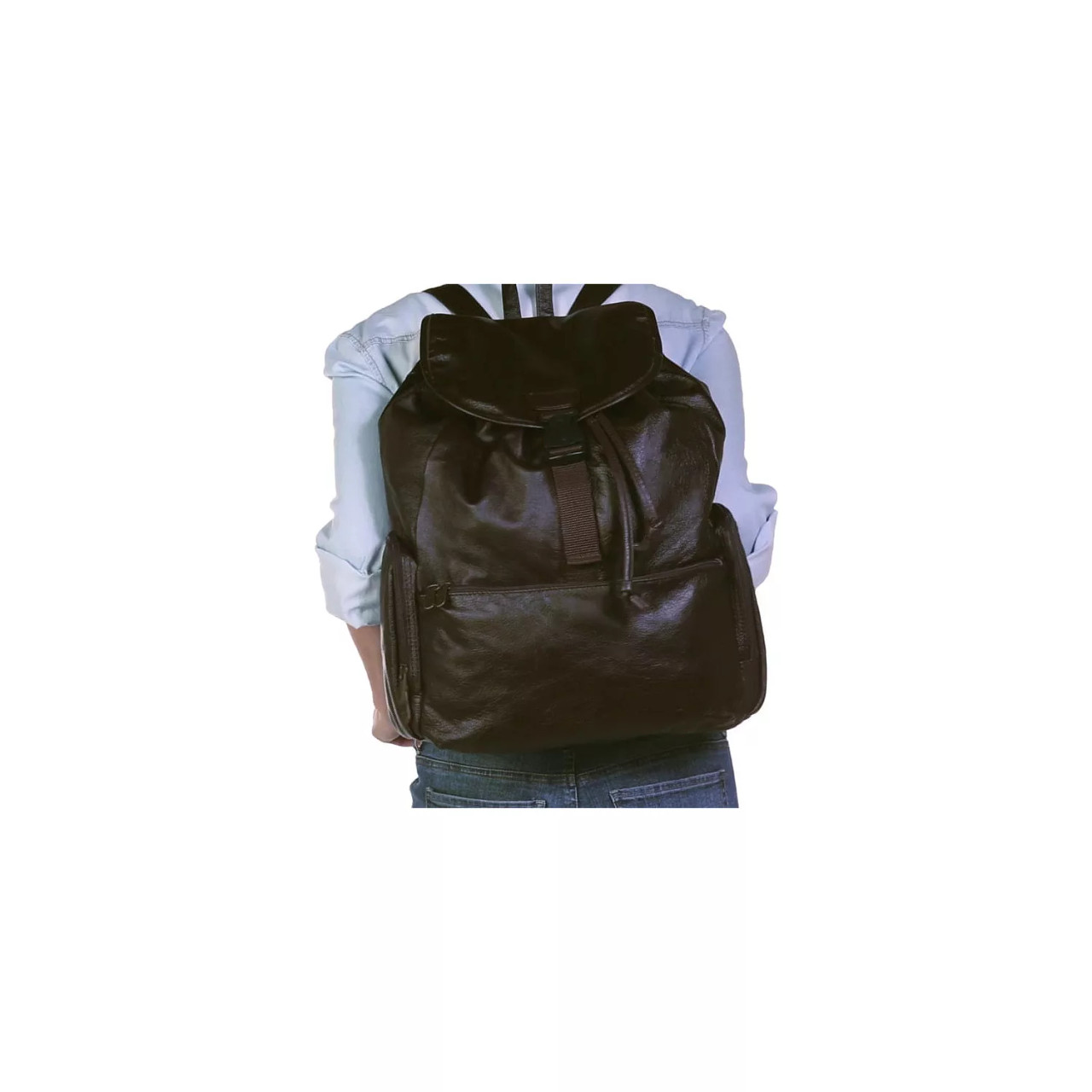Amerileather Jumbo Leather Backpack