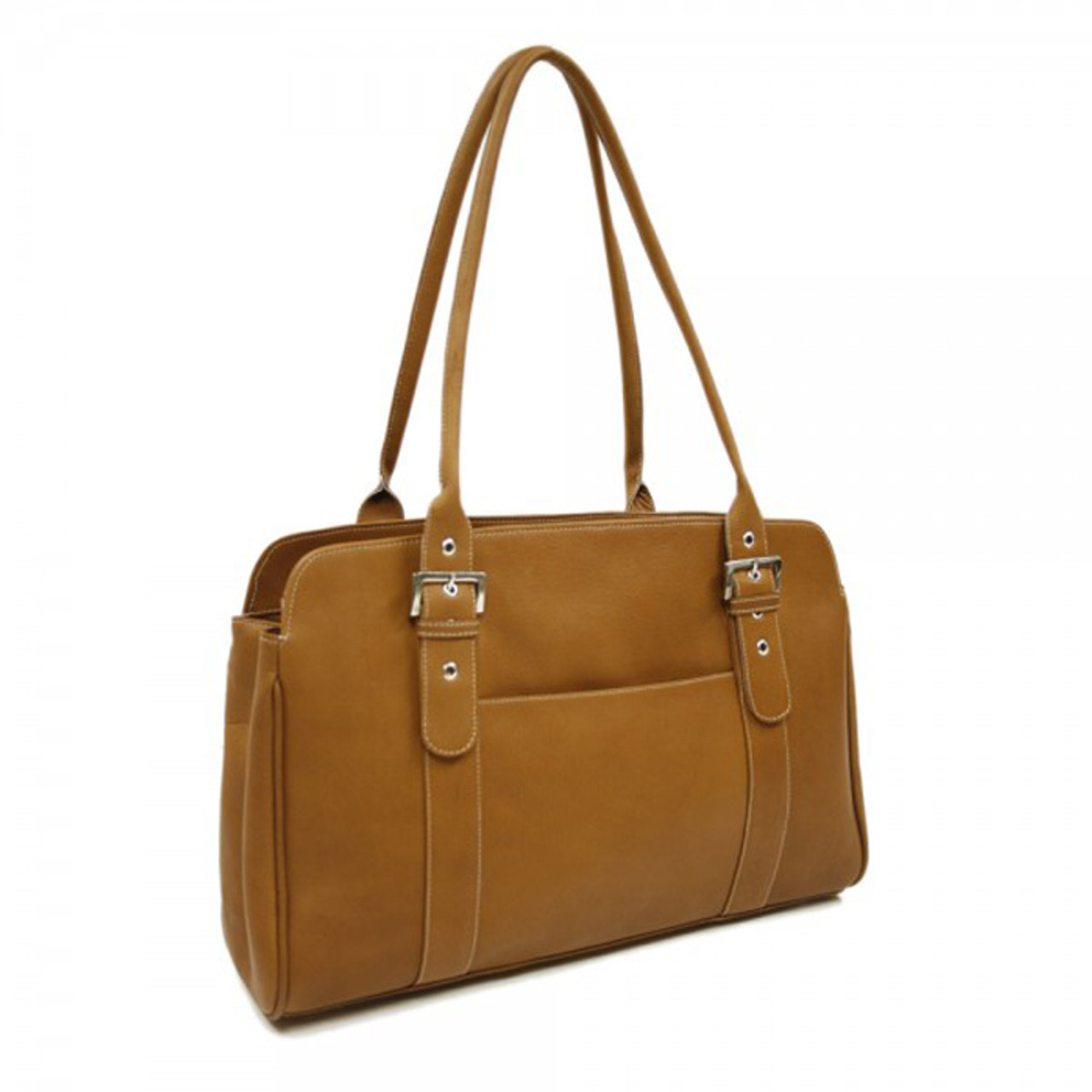 Piel Leather Ladies Buckle Business Tote 2742