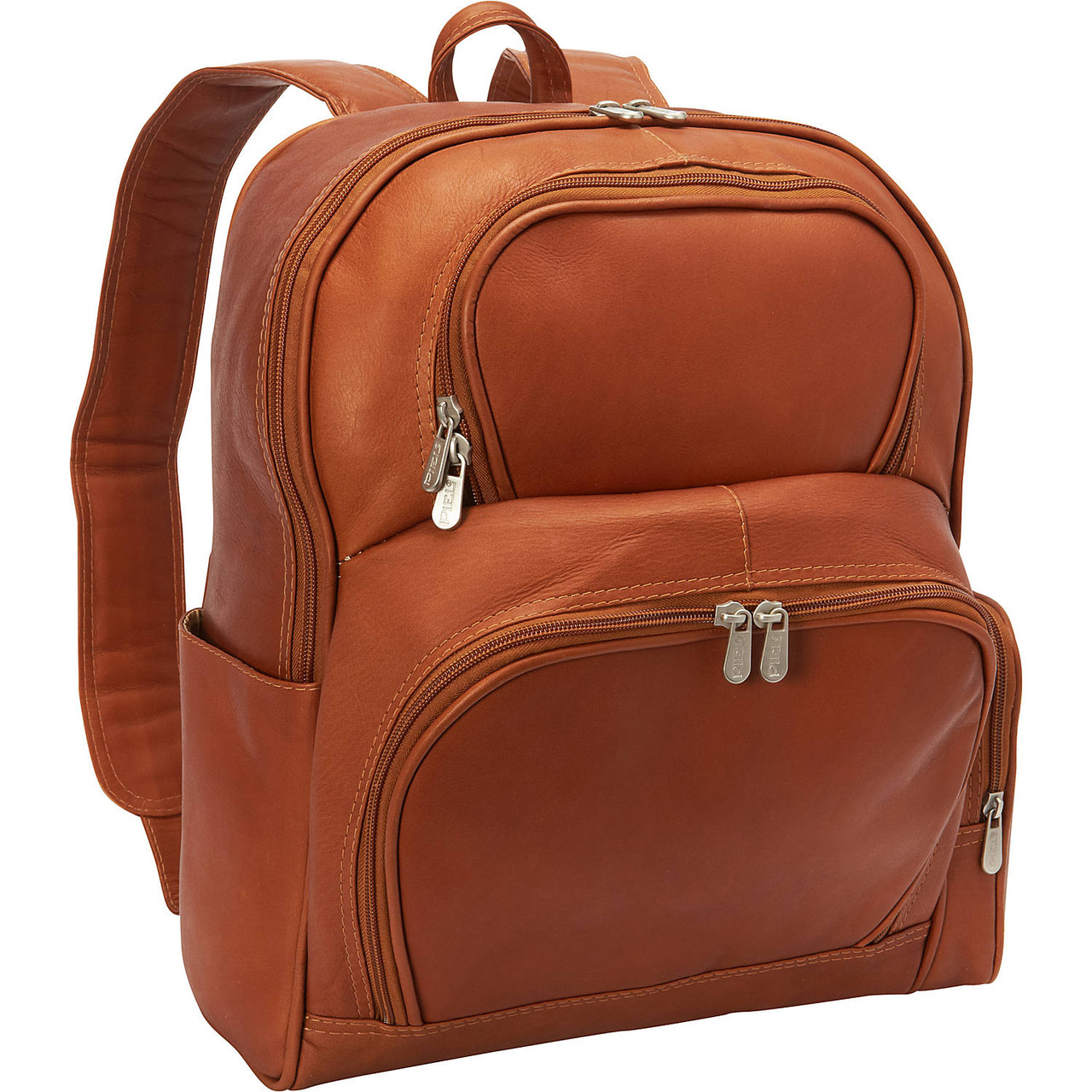 Piel Leather Half-Moon Laptop Backpack 2992