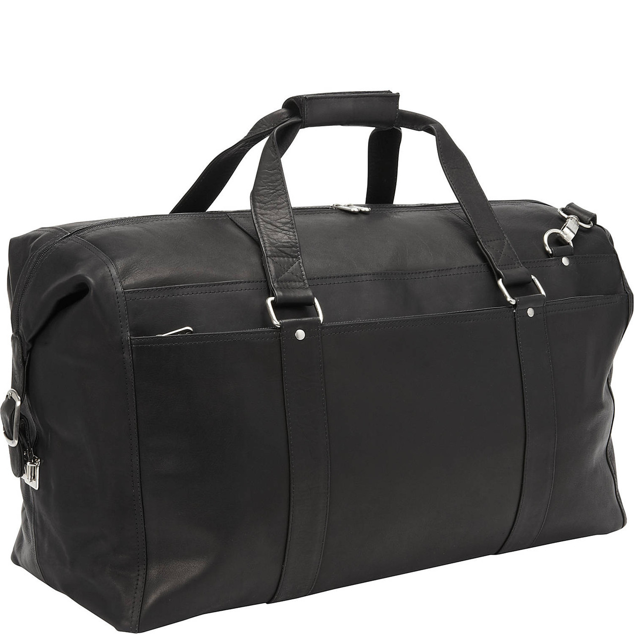 Piel Leather Extra Large Zip-Pocket Duffel 2997