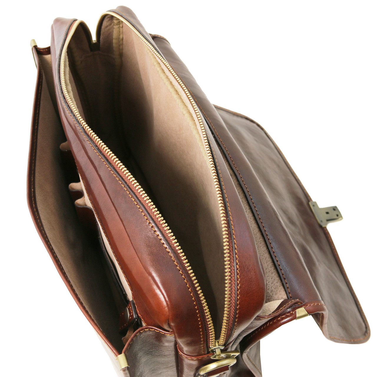 Buccio Modica Italian Leather Satchel Briefcase