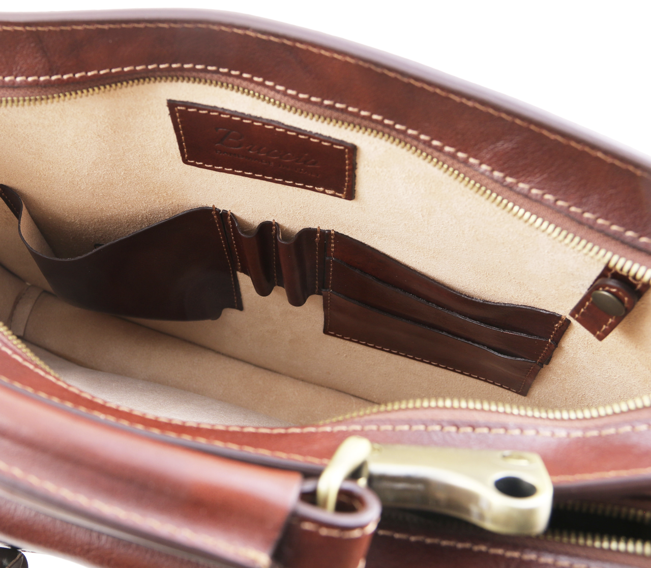 Buccio Italian Leather Briefcase