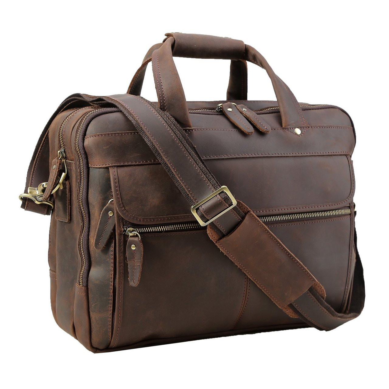 Pratt Leather Executive Briefcase