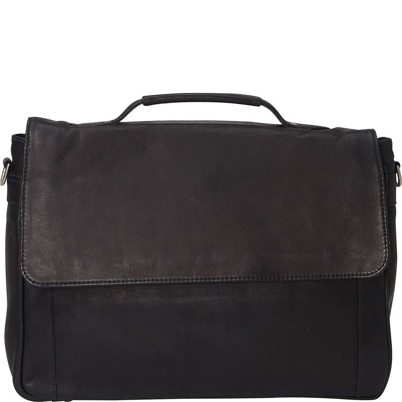 Piel Leather Classic Flapover Laptop Portfolio
