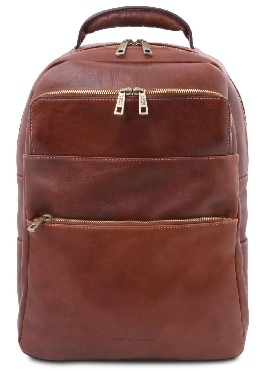 Tuscany Leather Melbourne Leather Laptop Backpack