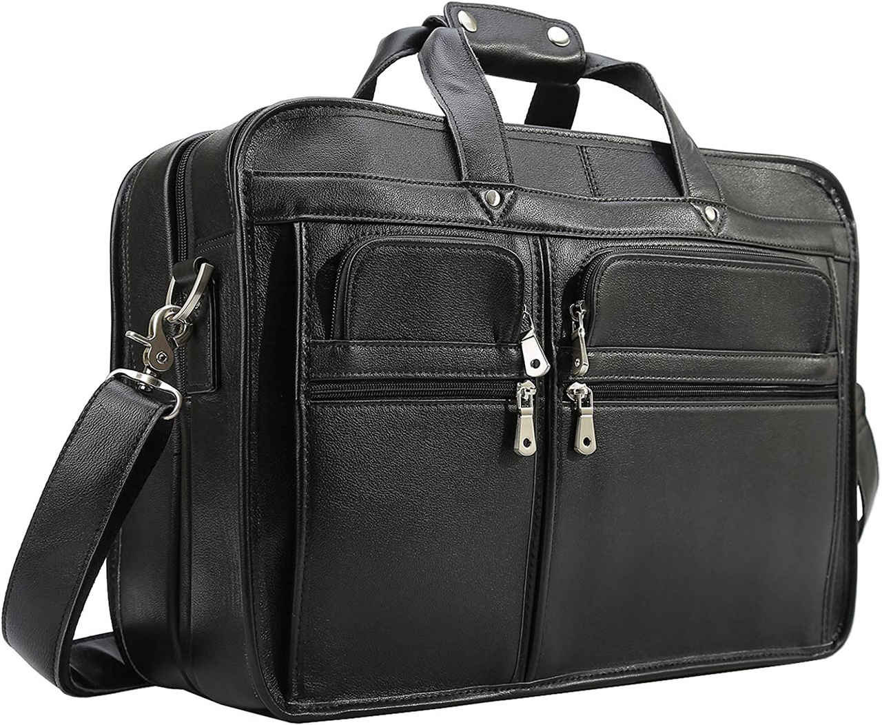 Edmond Leather Large Business Briefcase