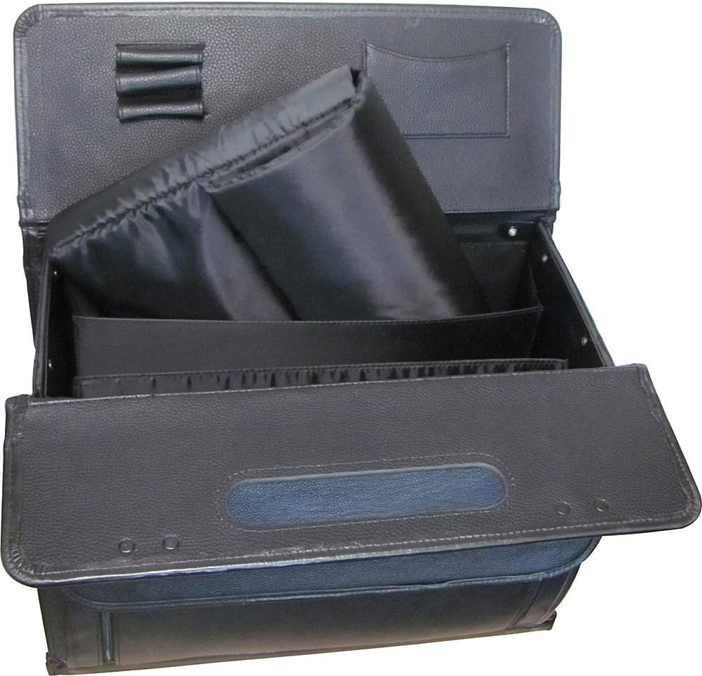 Edmond Leather Catalog Case on Wheels