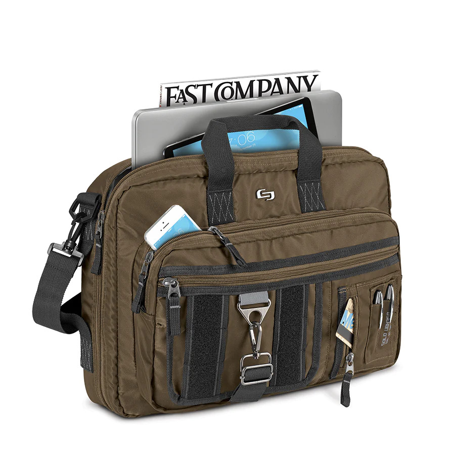 Solo Zone Hybrid Briefcase Backpack