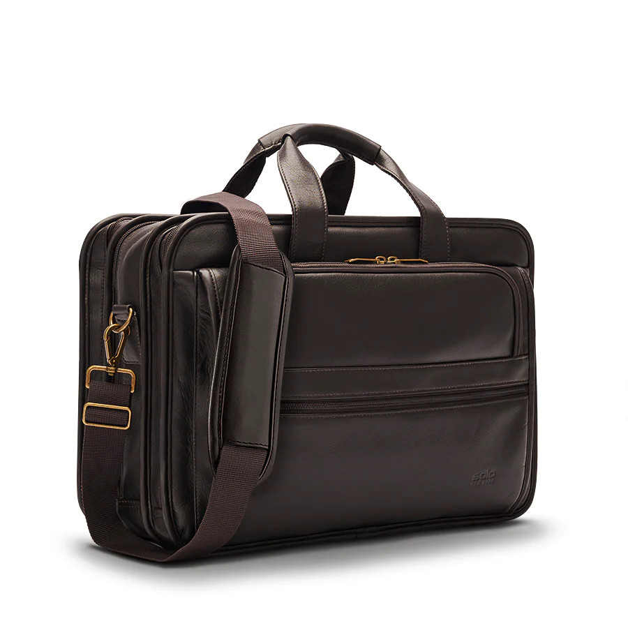 Solo Classic Leather Briefcase