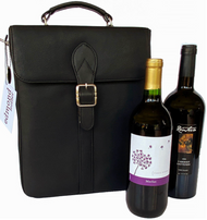​Make Your Gift Giving Easy with Our Monogrammed Leather Wine Carriers