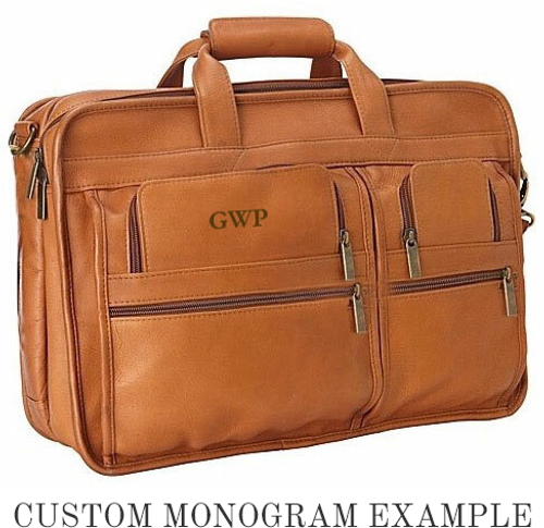 Executive New Leather Laptop Bag Briefcase Business Office Work