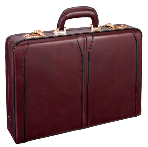 Edmond Leather Expandable Attache Case