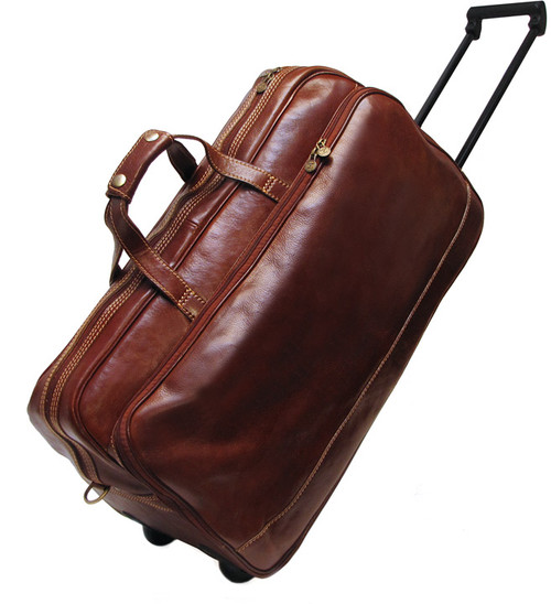leather trolley bag price