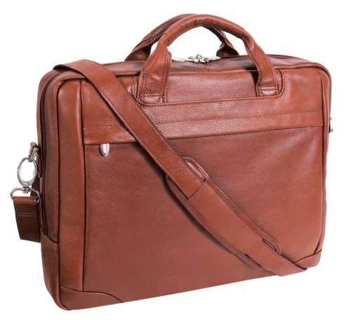MONTCLARE  13 Leather Laptop & Tablet Briefcase – McKleinUSA