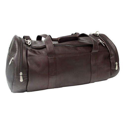 Buy Black Genuine Leather Duffel Bag at ShopLC.