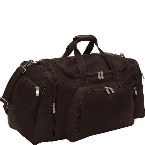 Piel Leather Classic Vintage Zip-Down Duffel 2970