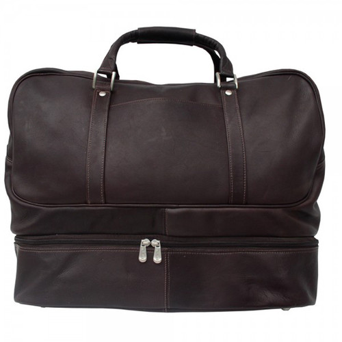 Piel Leather False-Bottom Sports Bag 8965