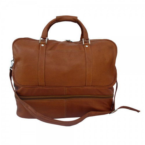 Piel Leather False-Bottom Sports Bag 8965