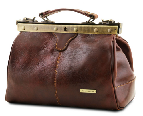 Leather Doctor Gladstone Bag - Monalisa