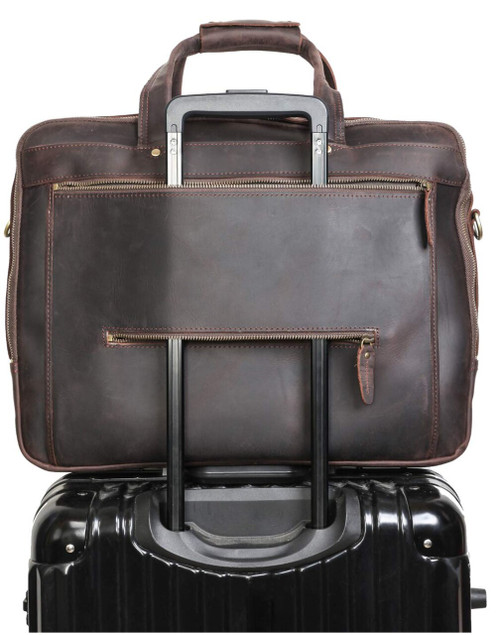 Pratt Leather Large Executive Briefcase