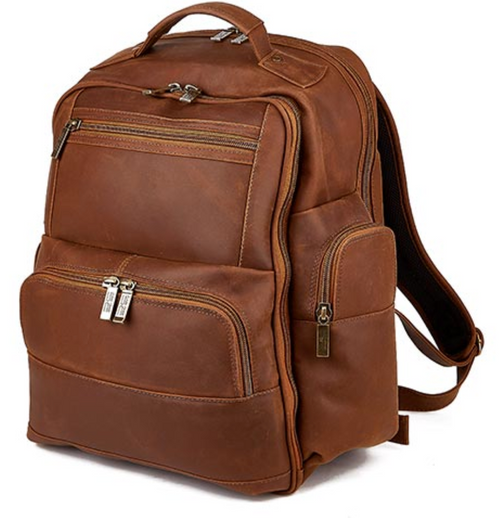 mens leather backpack briefcase