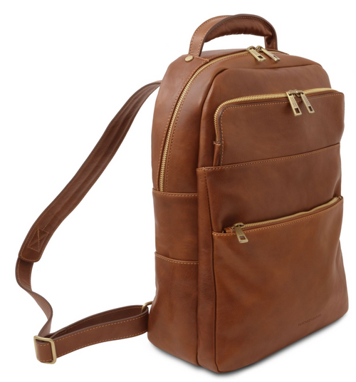 Tuscany Leather Melbourne Leather Laptop Backpack