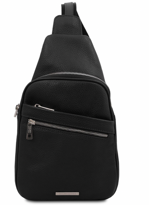 MV Bag Sling Bag Black Messenger Shoulder Beg iPad A4 Elegant Casual  Fashion Leather for Men