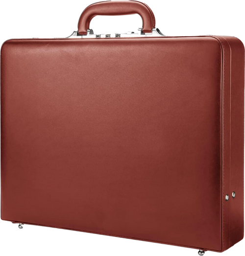 Edmond Leather Business Attache Briefcase *NEW*