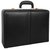 Edmond Leather Expandable Attache Case (Black)