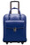 McKlein La Grange Leather Briefcase on Wheels 9649 Navy