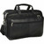 Edmond Leather Deluxe Double Compartment Briefcase (Black)
