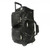 Piel Leather Duffel with Pockets on Wheels 2028 - Black1