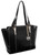 McKlein Alicia Leather Shoulder Tote Black McKlein Alicia Leather Shoulder Tote Black