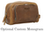 Pratt Leather Shaving Kit Toiletry Bag