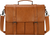 Edmond Leather 15.6" Laptop Briefcase, Brown
