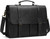Edmond Leather 15.6" Laptop Briefcase, Black