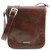 Tuscany Leather Two Compartment Shoulder Bag  (Brown)