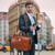 Monogram 15.6 Inch Men's Lawyer Doctor Bag Leather *NEW*