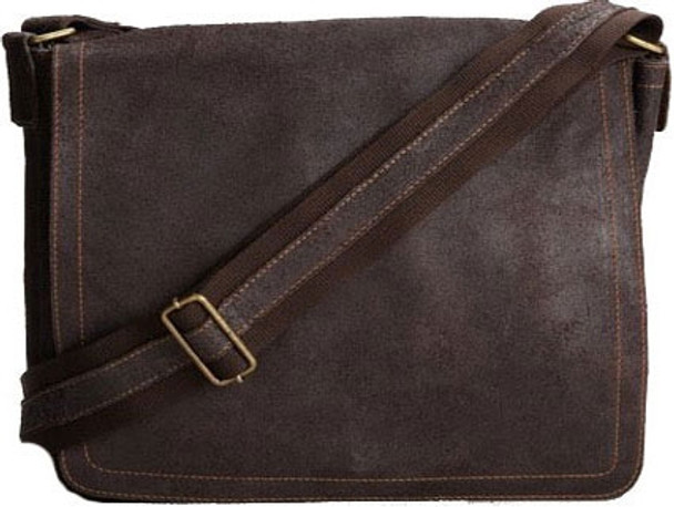 Rustic Leather Messenger Bag