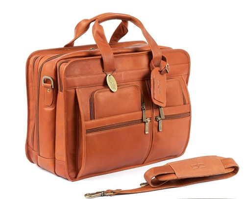 Claire Chase Jumbo Executive Laptop Computer Briefcase 154XL