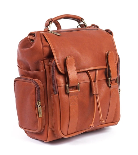 Claire Chase Sierra Leather Backpack 327 Laptop Backpack