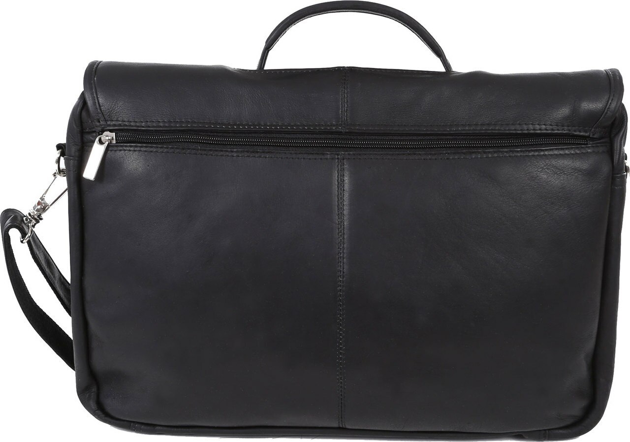 David King Porthole Leather Portfolio Leather Briefcase 172